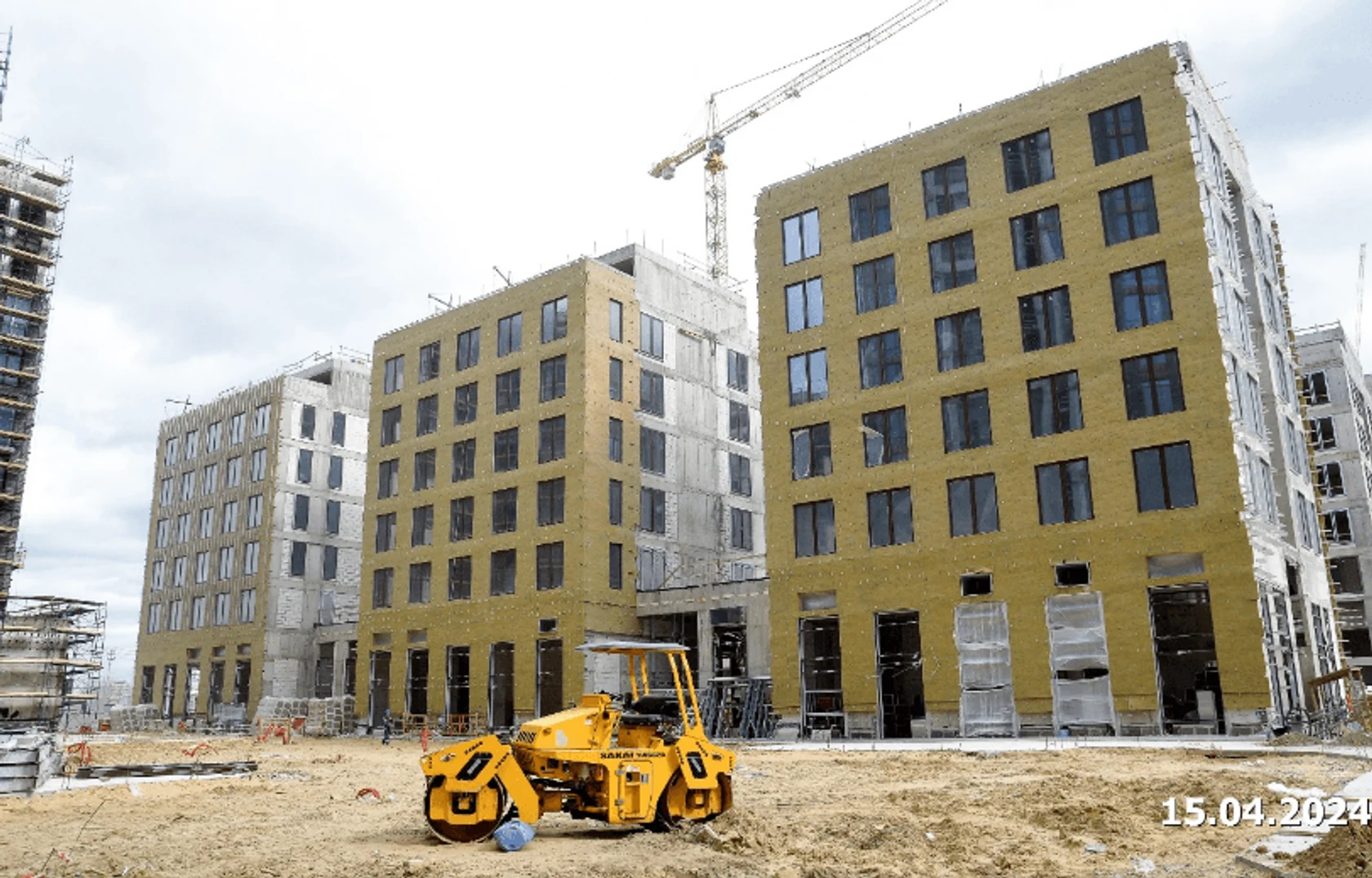 Станция Лужники - вентилируемый фасад